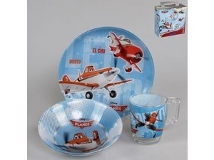 Детский набор посуды Disney  Самолеты 3пр